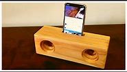 Make Passive Amplifier for iPhone // Wood Craft Ideas