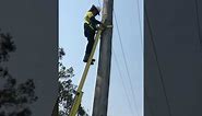 Pole Grab Ladder Safety Kit Ascending & Descending Secured at all times with Pole Strap usage