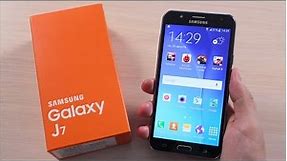 Samsung Galaxy J7 4G Smartphone Unboxing & Overview