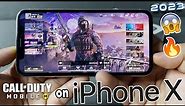 Call of Duty: Mobile Gameplay on iPhone X in 2023? (iOS 16.7.2) | (MAX GRAPHICS & FRAME RATE)