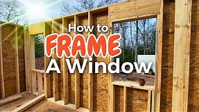 Learn how to frame a window ~ Building tutorials made easy