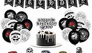 Wood Homing Cholo Birthday Party Decorations, Early 2000s Party Kit for Teens, Old School Black Cholo Theme Balloon, Happy Birthday Banner and Cake Topper for Party Decor, Cholo Theme Party Supplies