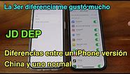 Diferencias entre un iPhone chino 🇨🇳 y un iPhone normal 🇲🇽 JD DEP 2024