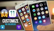 How to CUSTOMIZE Your iPhone, Change Icon Shape & More! iOS 11 (No Jailbreak)
