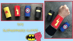 DIY SUPERHERO CUFF CRAFT | Superhero Crafts for Kids
