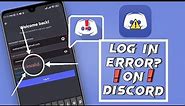 How To Fix Login or password is invalid Error on Discord | Solve Discord Login Issue