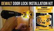 DeWalt Door Lock Installation Kit - Unboxing, Demo & Review