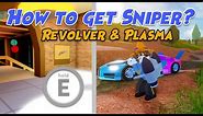 How to get Sniper Rifle in Jailbreak? | Revolver, Plasma Pistol