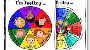 Emotions Wheel Printable: Fun Ways to Expand your Kids' Emotional Vocabulary