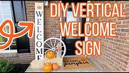 How to Make DIY Welcome Porch Signs with Cricut | DIY Fall Signs for Porch Using Cricut