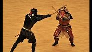 Samurai Sword Fighting in Armor Demo - Yagyu Shingan-Ryu Kacchu Heiho