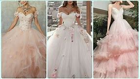 20+ Pink Wedding Dresses You Like Immediately||Blush and Light Pink Wedding Dresses||Bridal Gowns