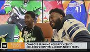Dallas Cowboys spread holiday cheer to North Texas hospitals