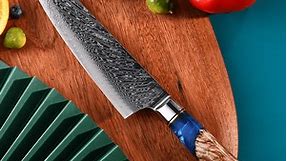 Yakushi™ Damascus Steel Chef Knife