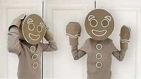 How to make a cardboard Gingerbread Man Costume