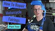 How To Repair Cracked and Broken Motorcycle Fairings Pt 2 (Tutorial)