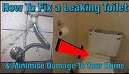 How to fix a leaking toilet | WC repair | My toilet is leaking