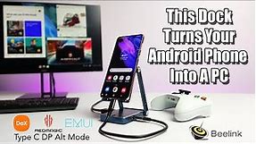 This Dock Turns Your Android Phone Into A PC! Beelink Expand X Review