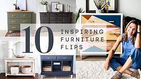 10 Inspiring Furniture Flips | DIY Furniture Makeovers Before & After