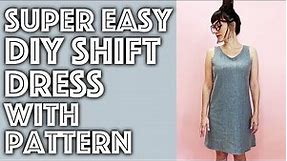 How to Sew a Shift Dress DIY