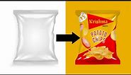 chips packaging mockup design tutorial