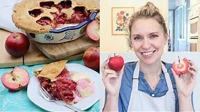 RED Apple Pie Recipe -- made with Red Love Apples