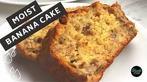 Easy and Irresistibly Delicious - The Ultimate Moist Banana Walnut Cake Recipe