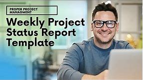 The Weekly Project Status Report Template That Saves You Time!