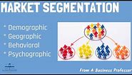 Market Segmentation (With Real World Examples) | From A Business Professor