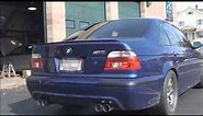 BMW e39 M5 Dinan Exhaust