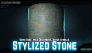 How to EASILY Create Stylized Stone Using Zbrush & Substance Designer