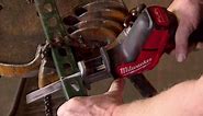 Milwaukee M12 FUEL 12-Volt Lithium-Ion 1/4 in. Cordless Right Angle Die Grinder with High Output 5.0/2.5 Ah Batteries and Charger 2485-20-48-59-2452S