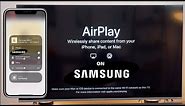 How to Use Apple Airplay on Samsung TV
