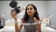 Trying out the cheapest camera on Amazon omg... | pink 4K Ultra HD VETEK Camera Review