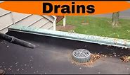 Flat Roof Drain - How it works and best practice
