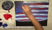 How To Paint USA Flag Painting