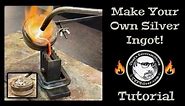 Casting an Ingot from Scrap Silver: A Silversmithing Tutorial