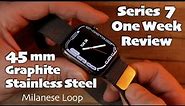 Series 7 Graphite Stainless Steel Milanese Loop | One Week Review