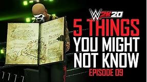 WWE 2K20: 5 Things You Might Not Know #9 (Bonus Match Types, Jericho/Ambrose, Book FAIL & More)