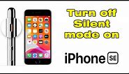 How to Turn off Silent mode on iPhone SE 2020 (Mute Switch)