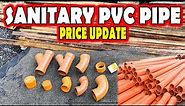 SANITARY ORANGE PVC PIPE PRICE UPDATE
