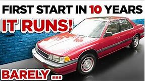 First start in 10 years 1988 Acura Legend