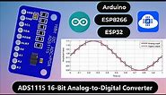 ADS1115 16-Bit Analog-to-Digital Converter: In-Depth Tutorial with Arduino, ESP8266 & ESP32