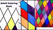 Adult Coloring Book// Geometric Patterns//RELAXING & SATISFYING Coloring Compilation//‼️#49‼️