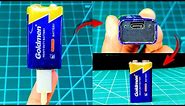 How to Make Rechargeable 9V Li-Ion Battery - DIY 9V rechargeable battery