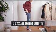 5 Casual Denim Looks | High-Quality Men’s Jeans | J. brand, AG Jeans and more