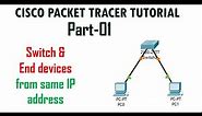 Cisco Packet Tracer Tutorial -Part 01 | Switch & end device connection