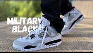 They Did It! Jordan 4 Military Black Review & On Foot