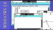 A Tour of Windows 2.0 - Software Showcase