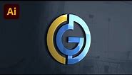 Letter G Logo Design Tutorial | Adobe illustrator Logo Design Tutorial